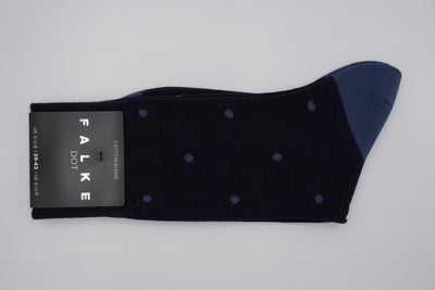 Bild von Socken 'Dot Blue on Blue' von 'Falke' aus 81% Baumwolle, 19% Polyamid