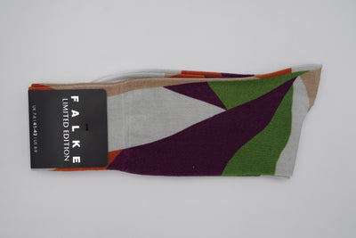 Bild von Socken 'Limited Edition Triangular' von 'Falke' aus 73% Baumwolle, 25% Polyamid, 2% Elastan