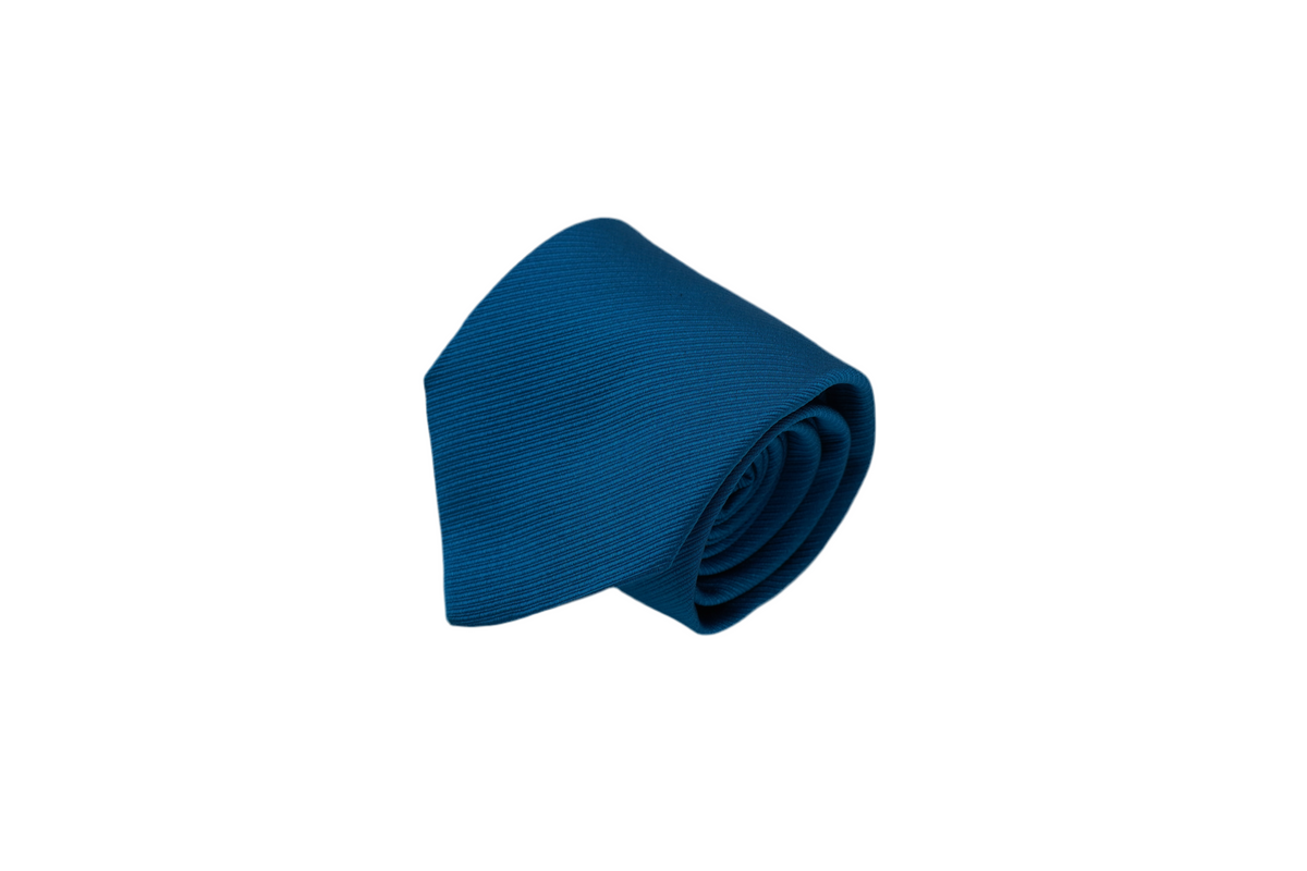 Krawatte Aubert aus Seide in Blau