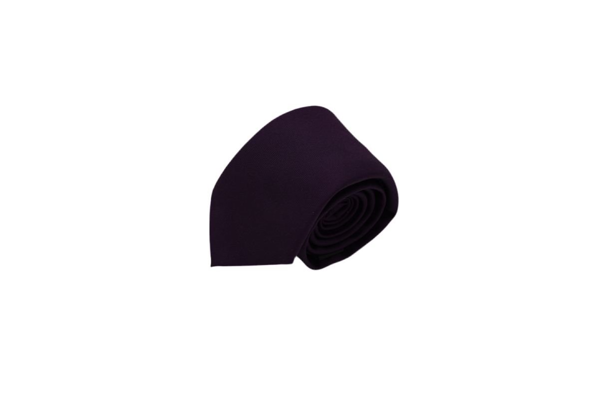 Krawatte Bauer aus Seide in Violett