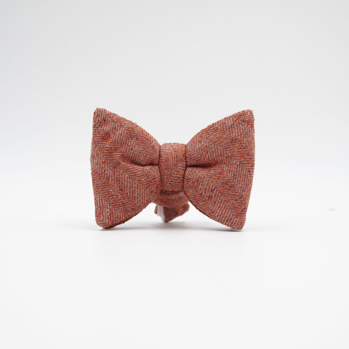 Fliege Terracotta Lume aus Wolle und Baumwolle in Orange
