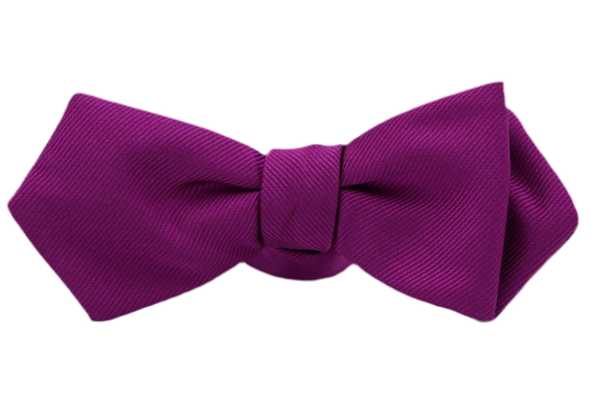 Fliege Coe aus Seide in Violett