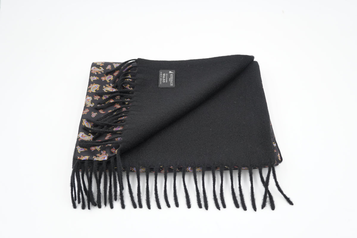 Seidenschal Paisley Ivoire Nuit in Creme