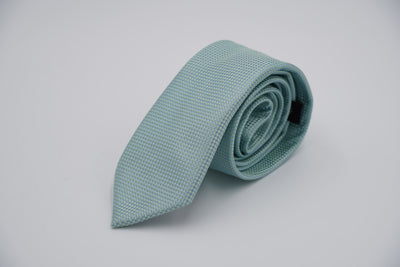 Bild von Krawatte 'Master Mint' aus 100% feinster gewebter Seide