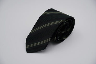 Bild von Krawatte 'Grünholz' aus 100% feinster gewebter Seide