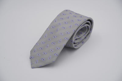 Bild von Krawatte 'Caecilius' aus 100% feinster gewebter Seide