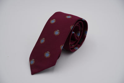 Bild von Krawatte 'Buckingham' aus 100% feinster gewebter Seide