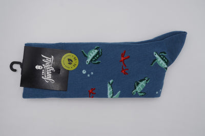 Bild von Socken 'Galapagos' von 'Von Jungfeld' aus 73% Baumwolle, 25% Polyamid, 2% Elastan