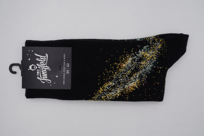 Bild von Socken 'Interstella' von 'Von Jungfeld' aus 73% Baumwolle, 25% Polyamid, 2% Elastan