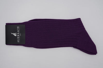Bild von Socken 'Lila' von 'Auerbach' aus 100% Oekotex Baumwolle