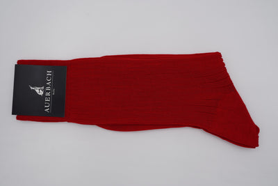 Bild von Socken 'Rot' von 'Auerbach' aus 100% Oekotex Baumwolle